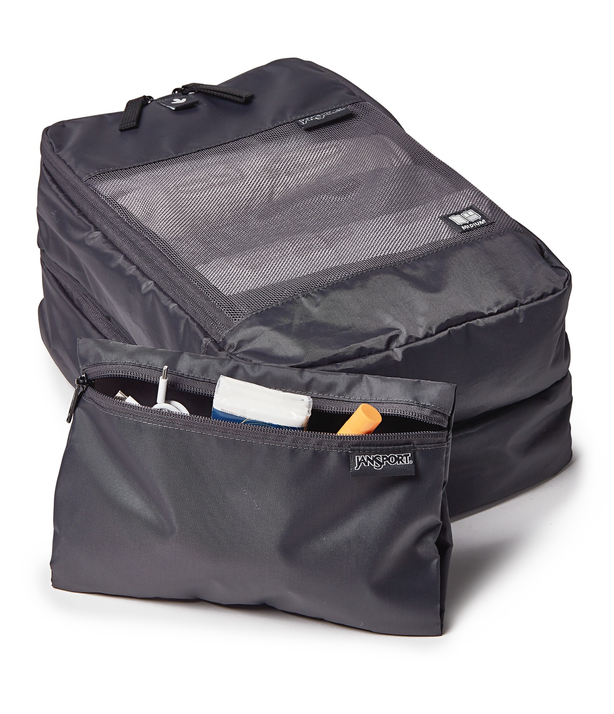 26" Checked Luggage Packing Cubes Smokey Grit Set - Image 7