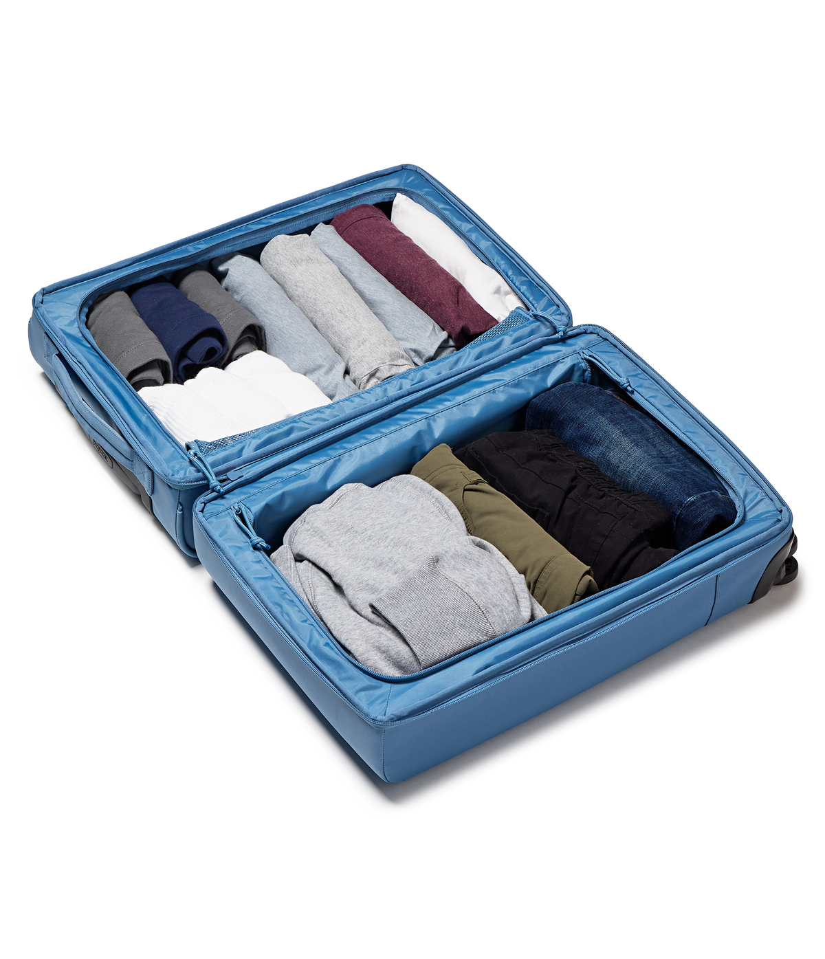 22" Carry On Luggage Tech Organizer Elemental Blue Set - Image 4