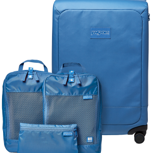 26" Checked Luggage Packing Cubes Elemental Blue Set
